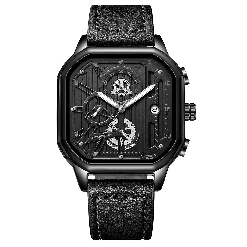 Poedagar's Classic Chronograph Leather