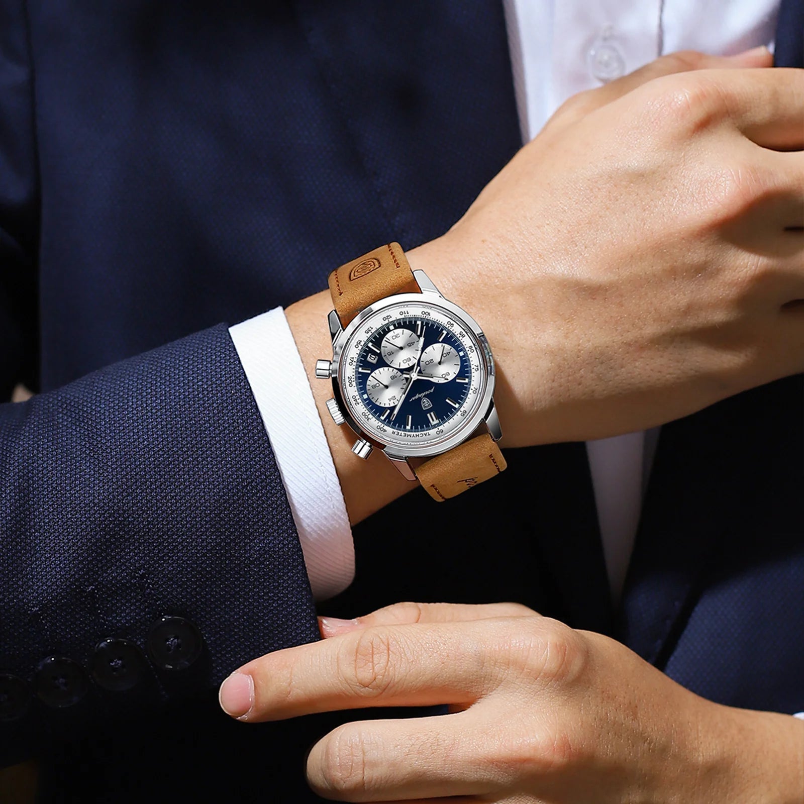 Poedagar's Chronograph Leather Prestige