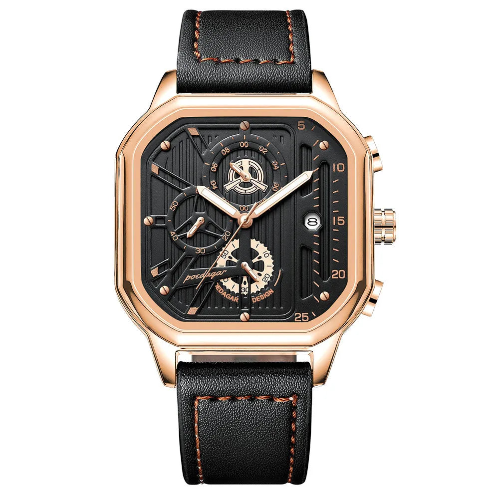 Poedagar's Classic Chronograph Leather