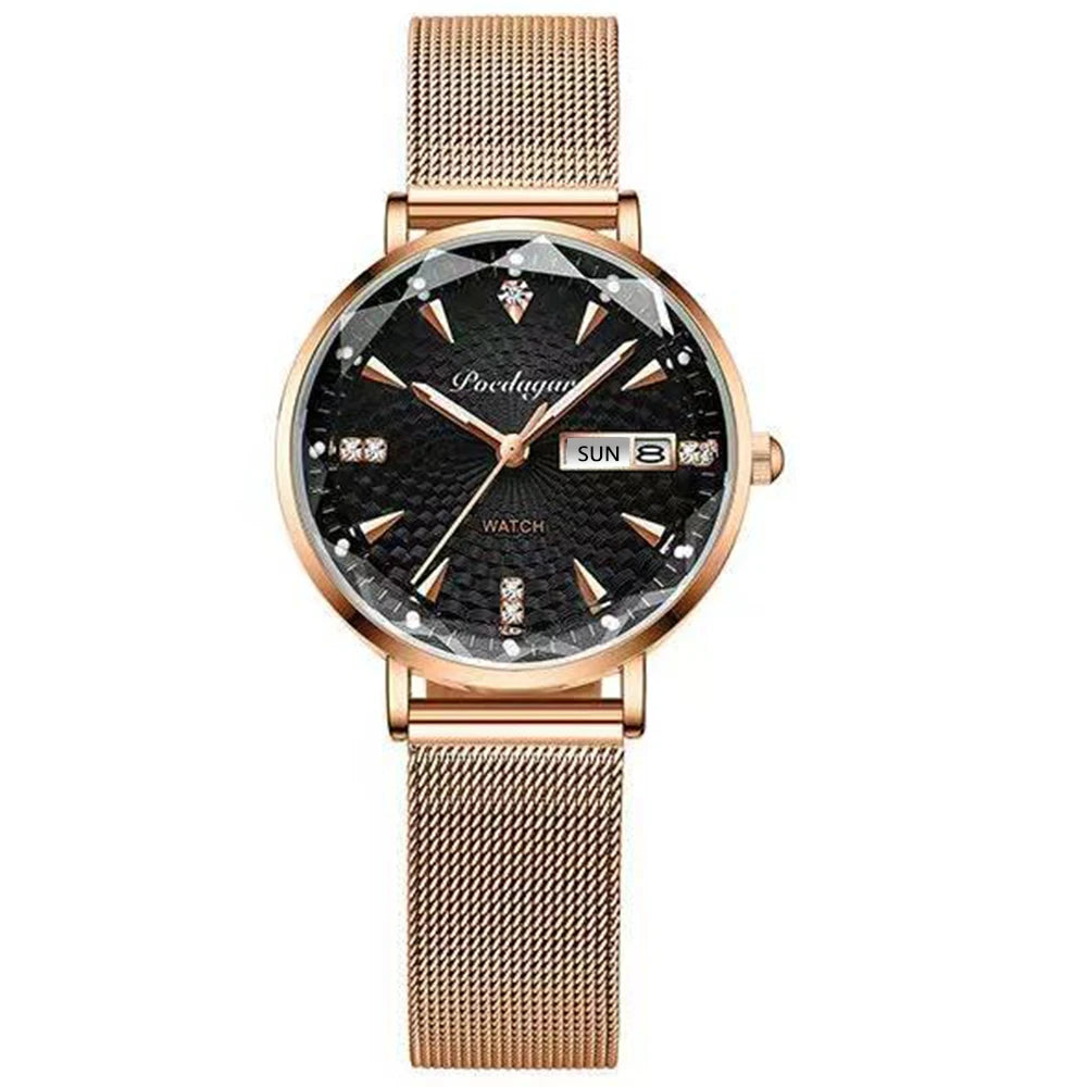 Poedagar's Elegance Mesh Watch