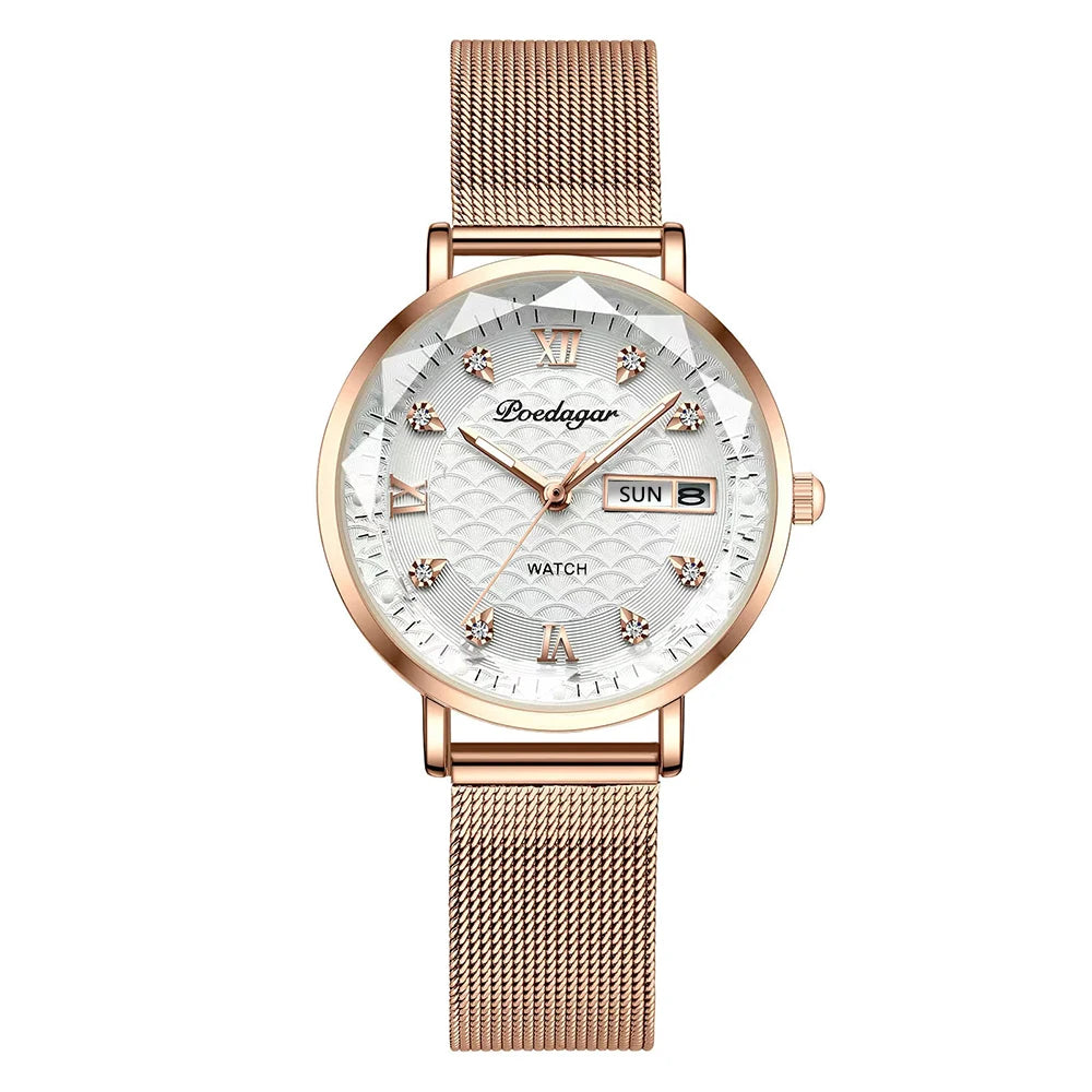 Poedagar's Elegance Mesh Watch