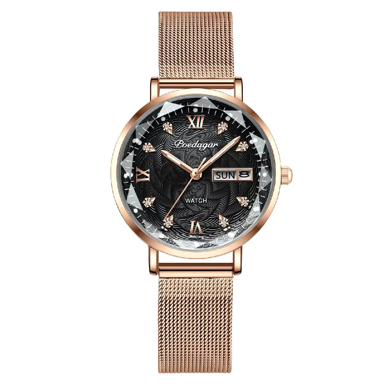 Poedagar's Elegance Mesh Watch