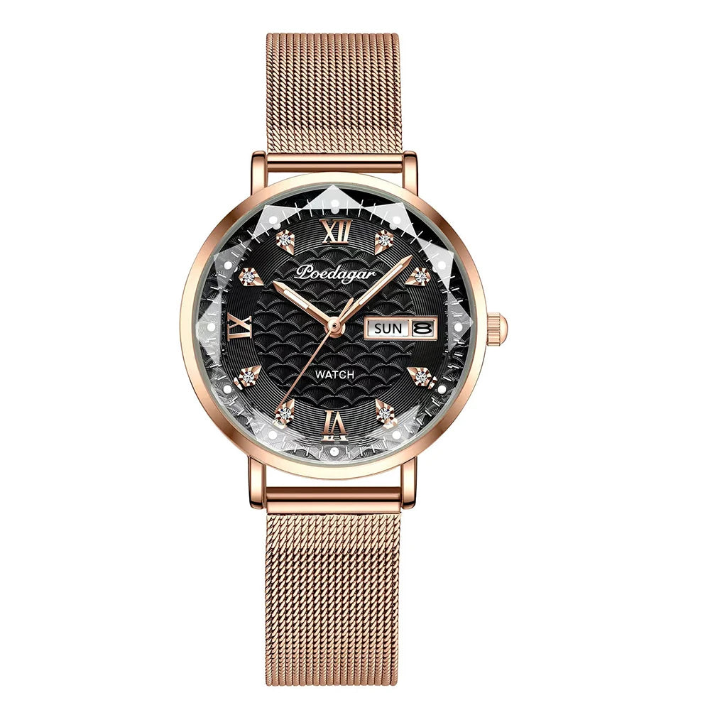Poedagar's Elegance Mesh Watch