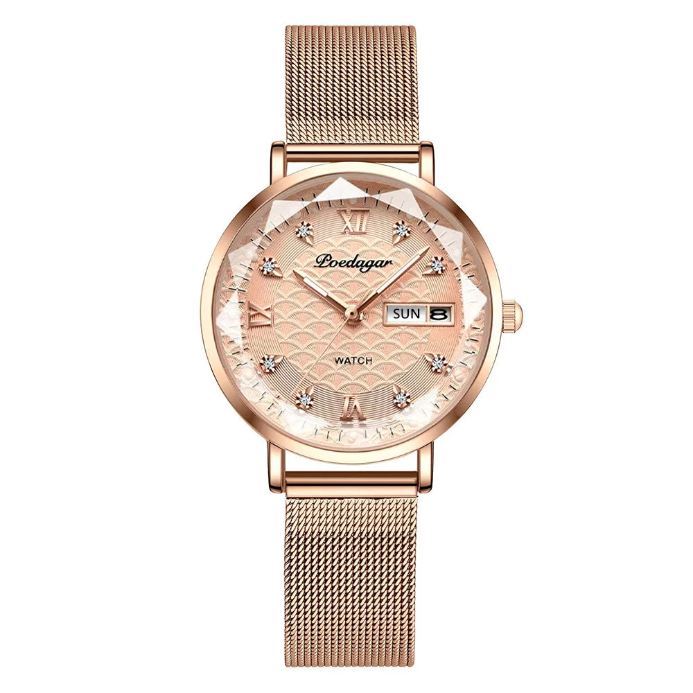 Poedagar's Elegance Mesh Watch