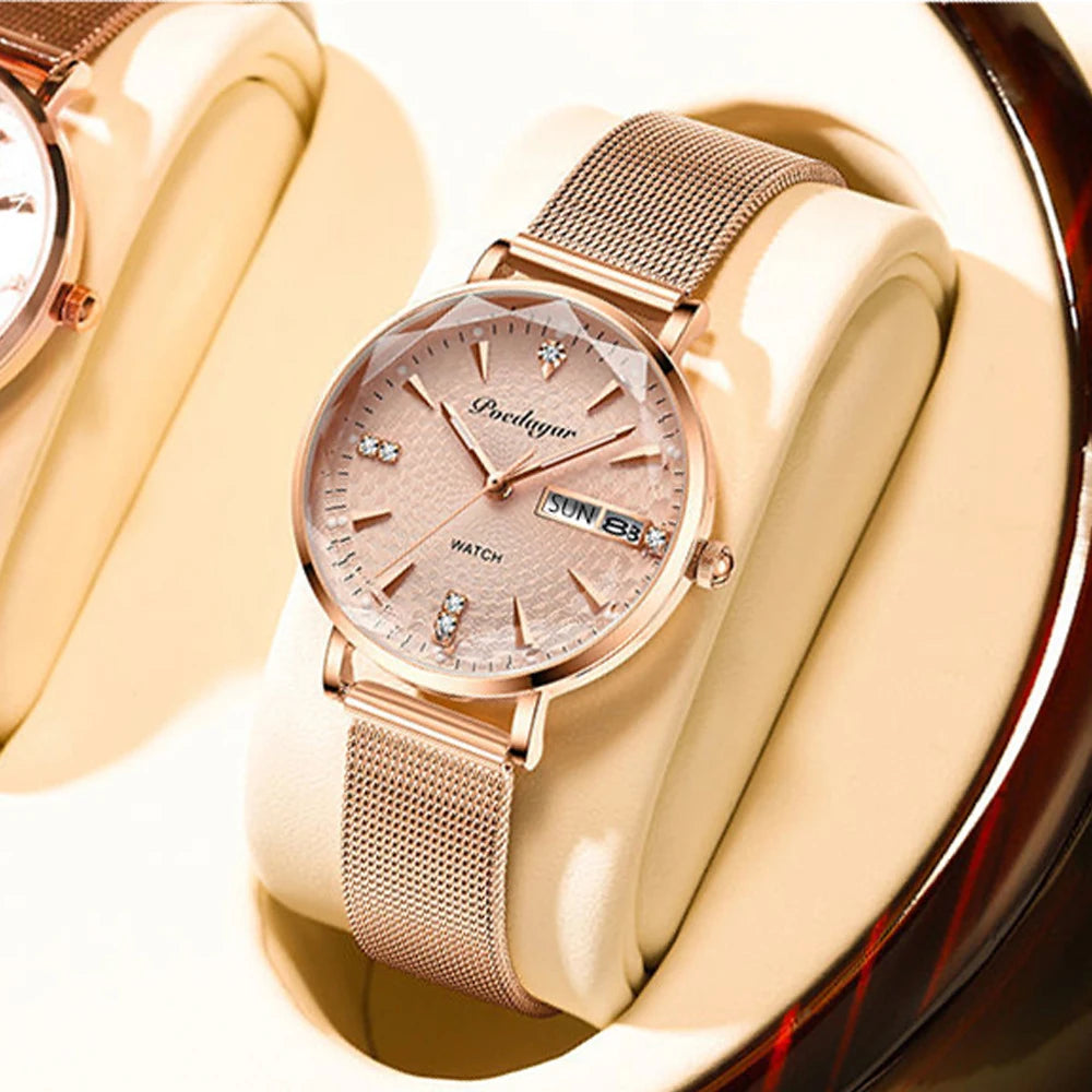 Poedagar's Elegance Mesh Watch