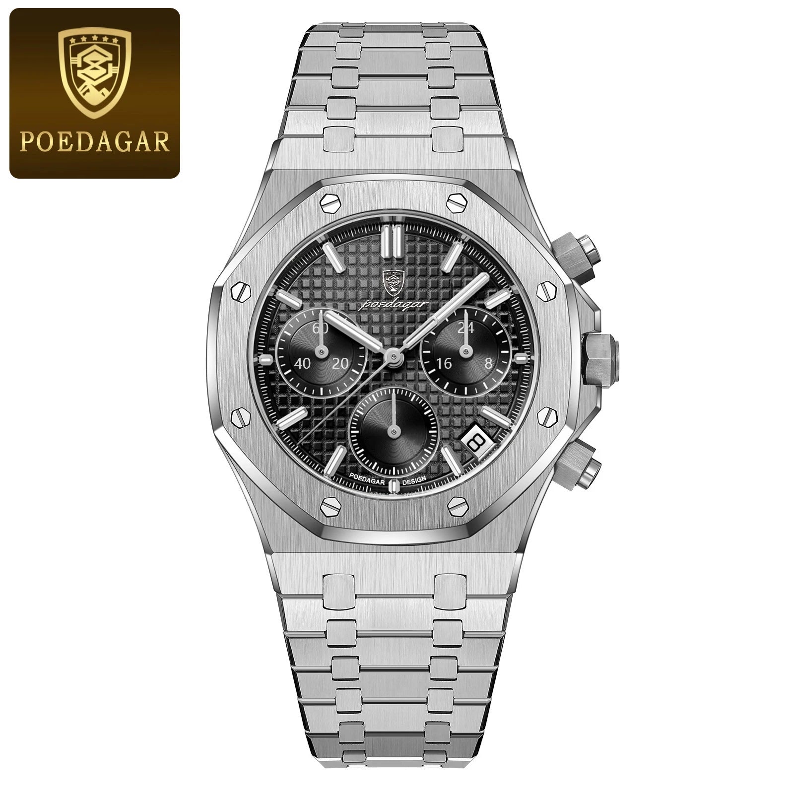 Poedagar's Steel Chronograph