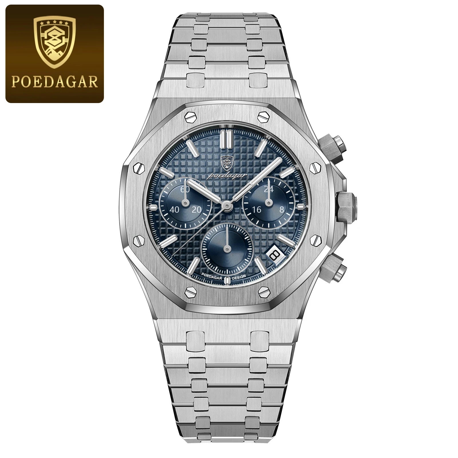 Poedagar's Steel Chronograph