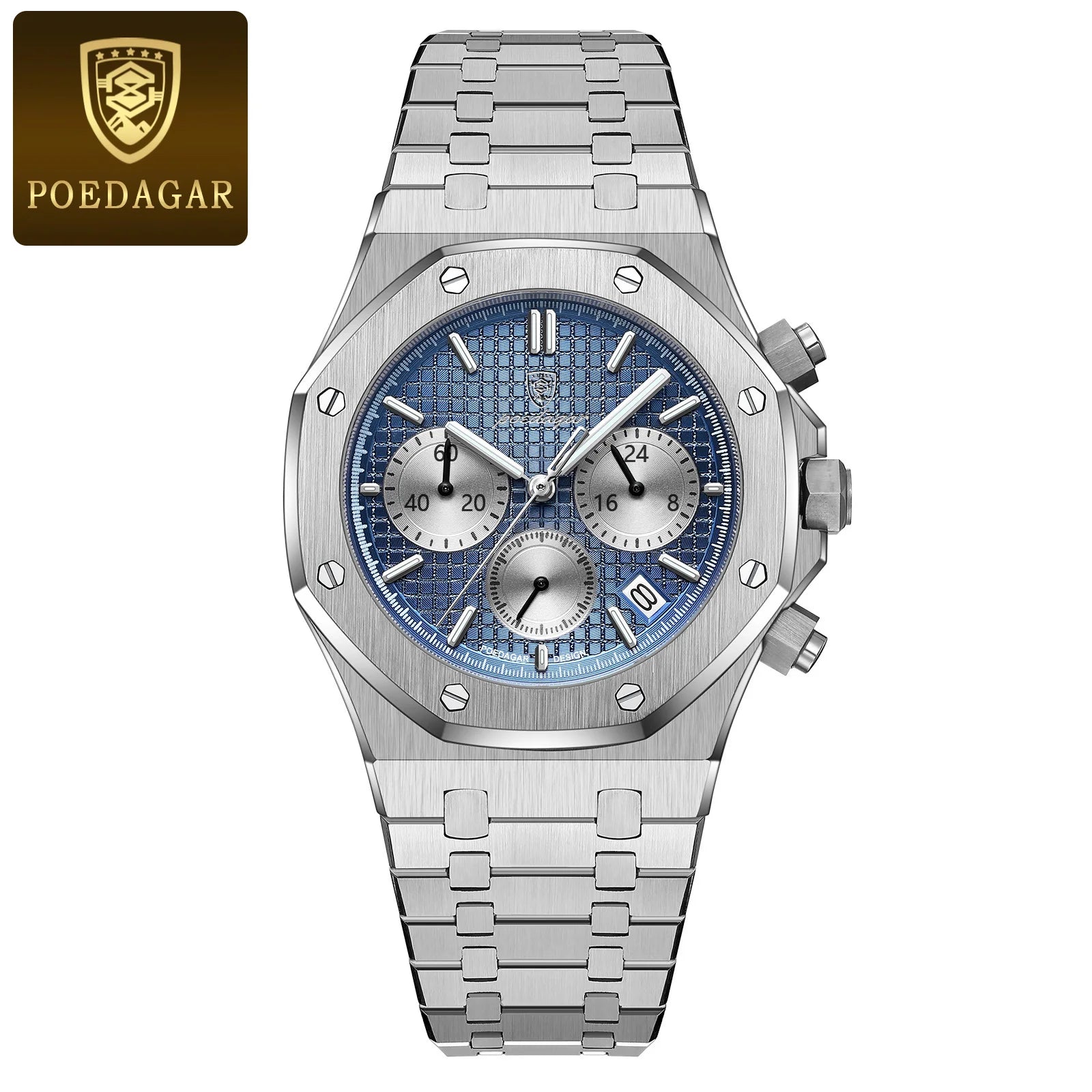 Poedagar's Steel Chronograph