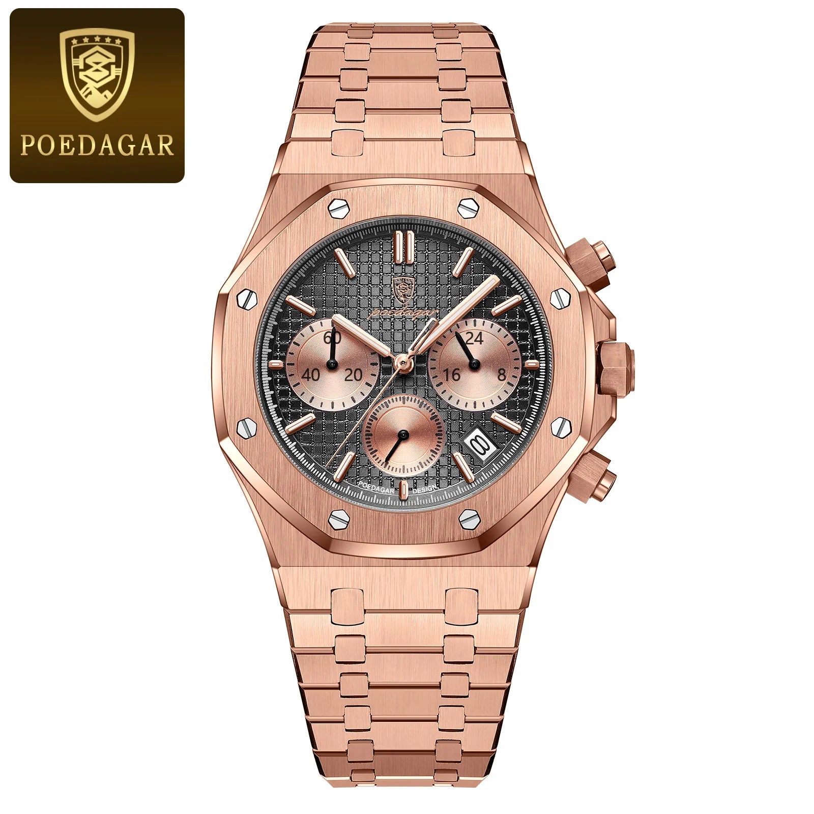 Poedagar's Steel Chronograph