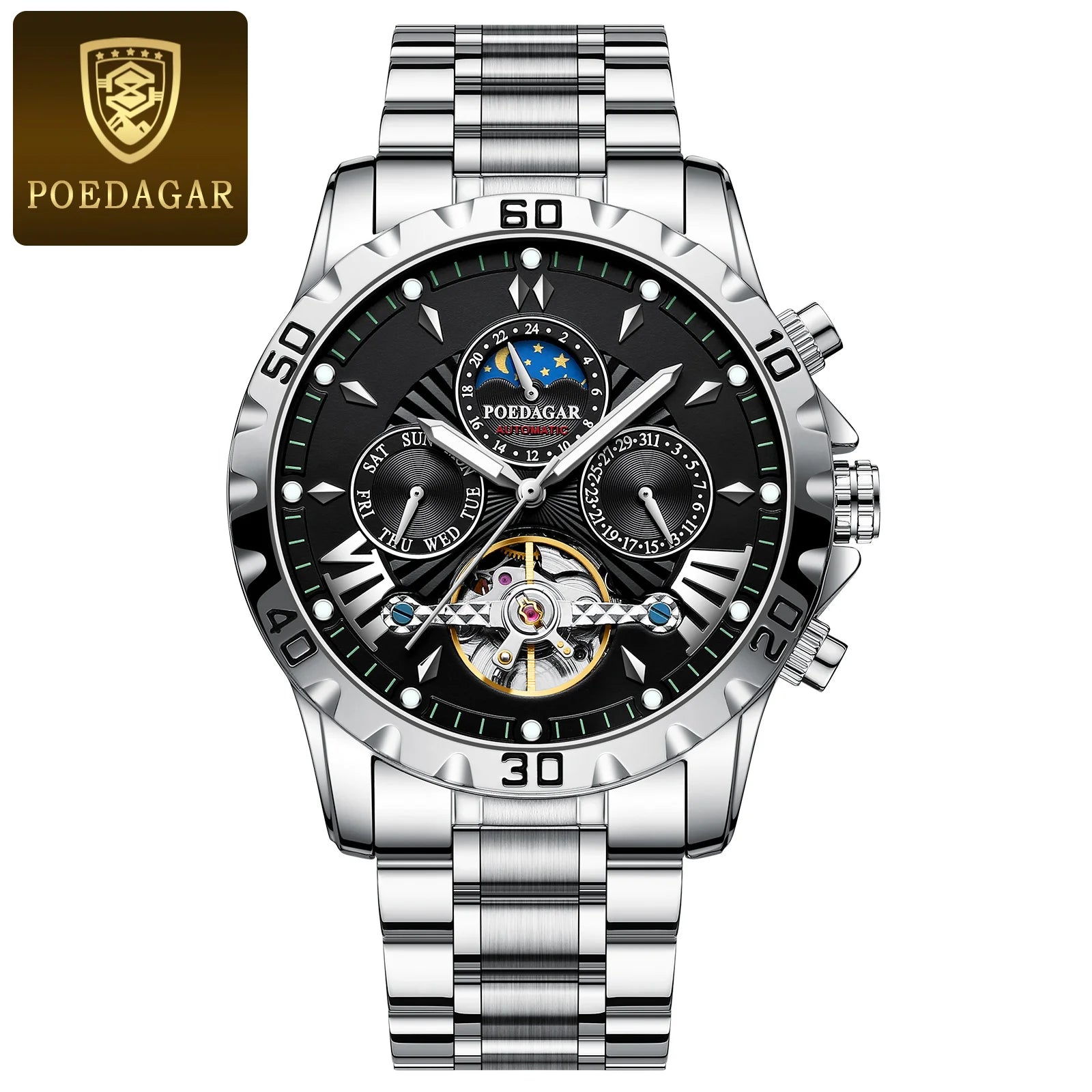 Poedagar's Tourbillion Leather Automatic