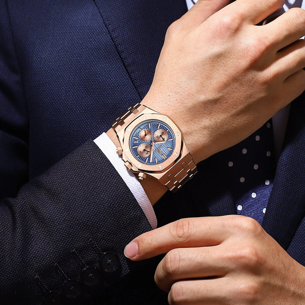Poedagar's Steel Chronograph