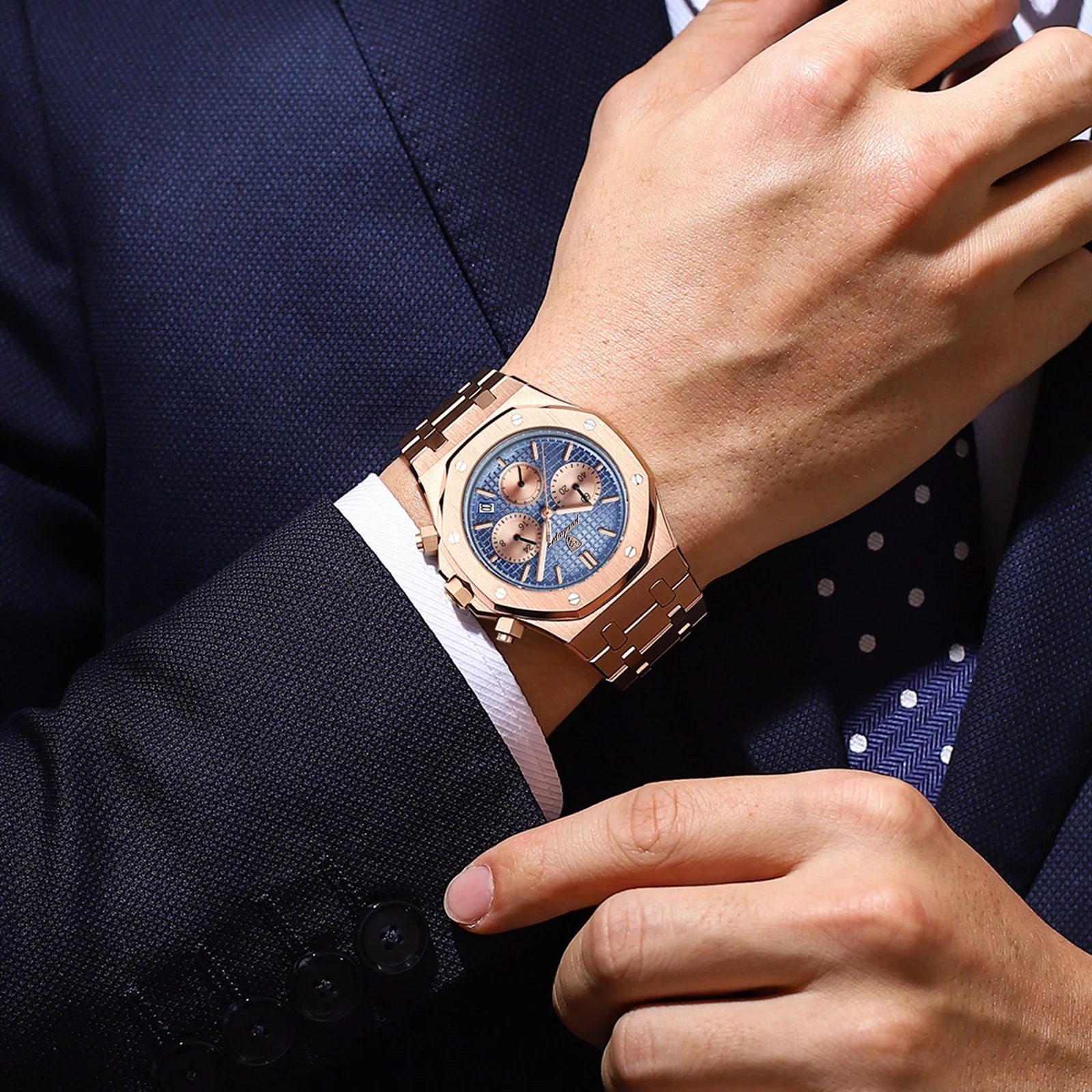 Poedagar's Steel Chronograph
