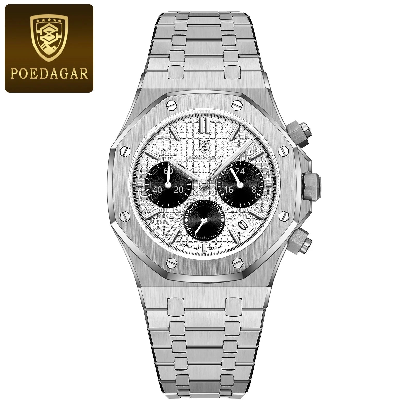 Poedagar's Steel Chronograph