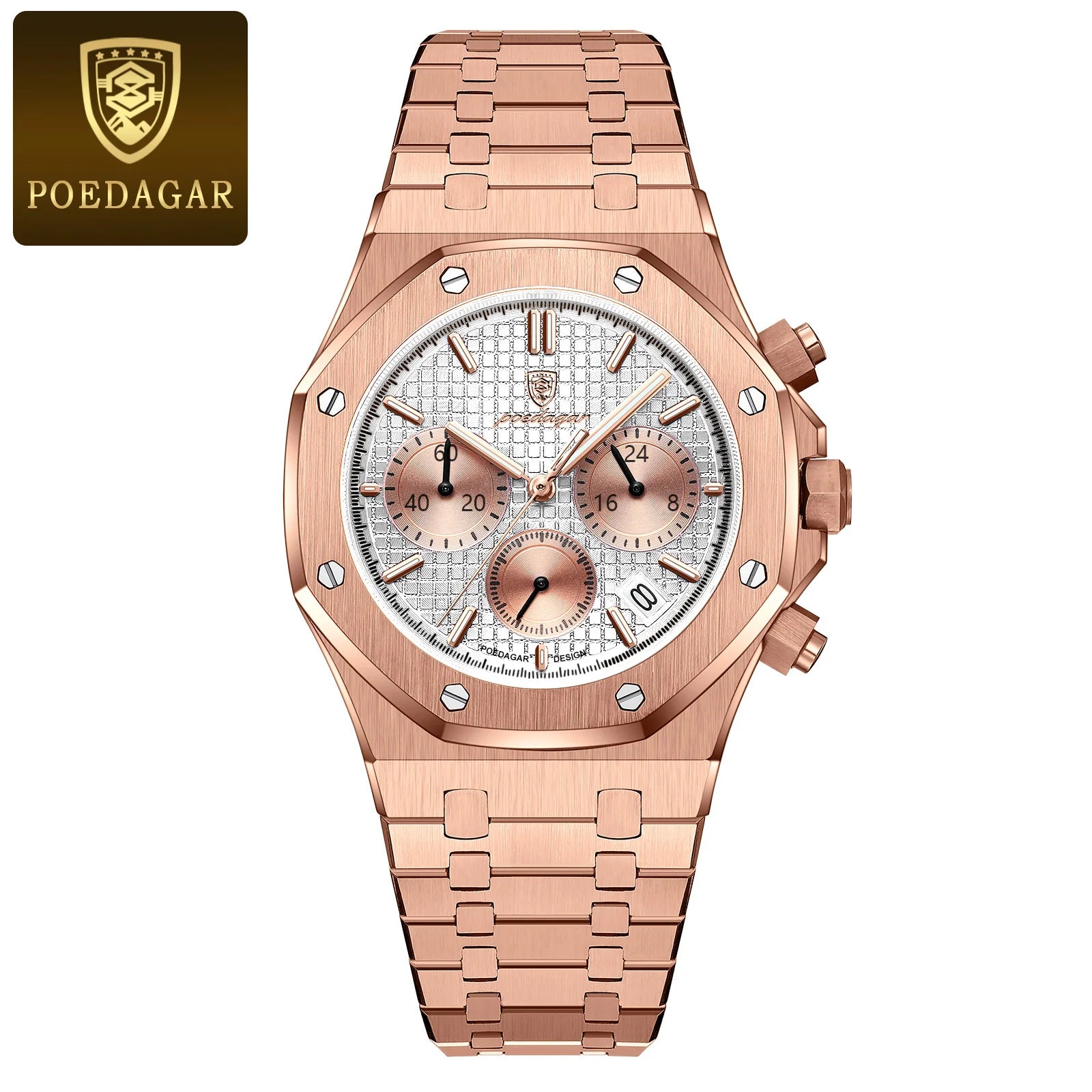 Poedagar's Steel Chronograph