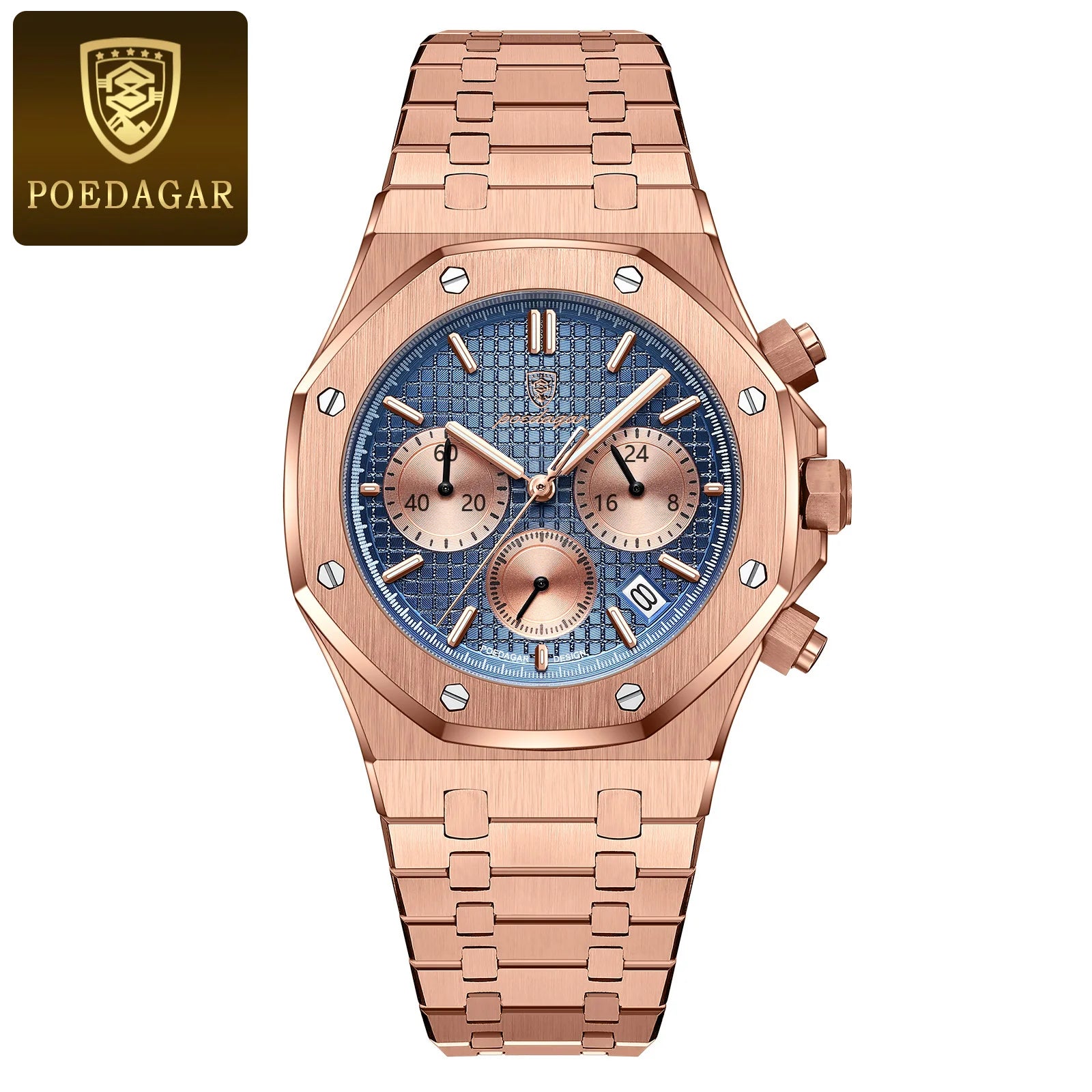 Poedagar's Steel Chronograph