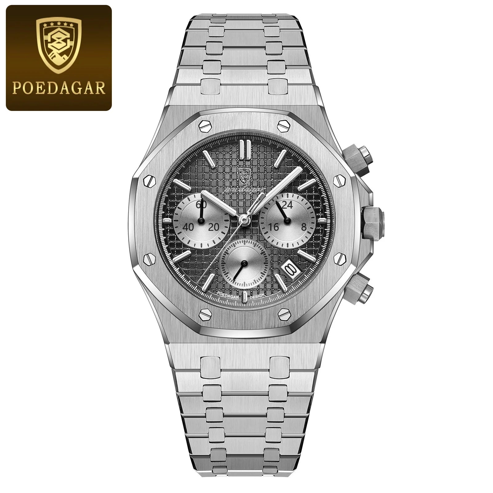 Poedagar's Steel Chronograph