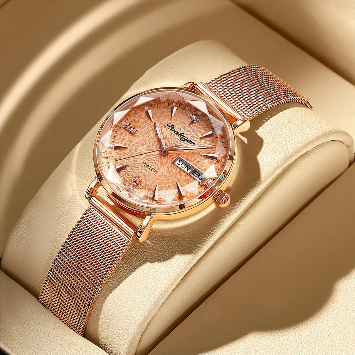 Poedagar's Elegance Mesh Watch