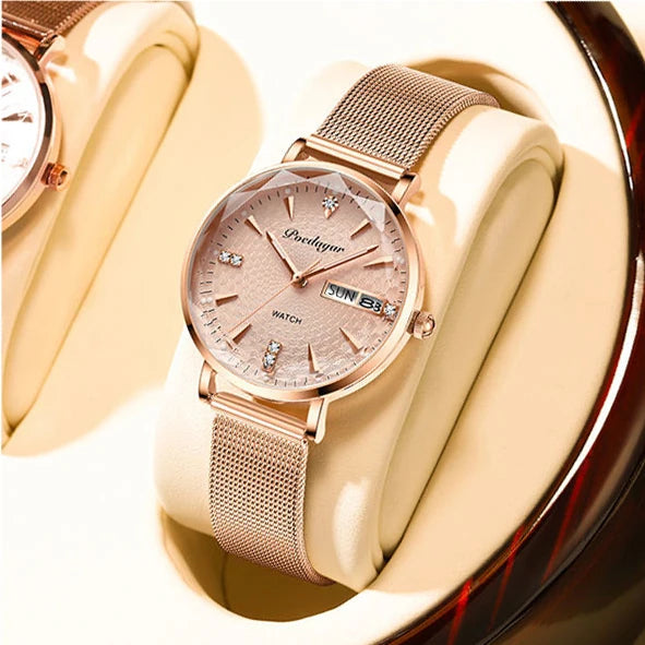 Poedagar's Elegance Mesh Watch